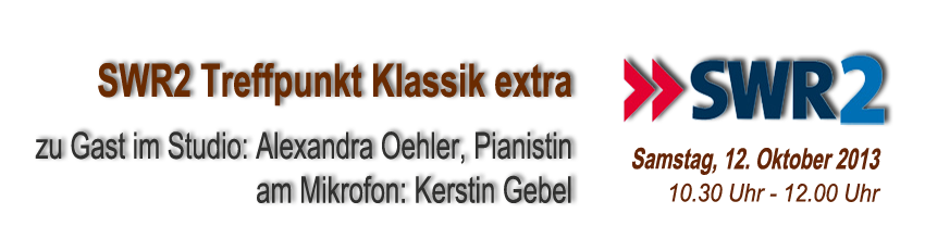 Alexandra Oehler beim SWR 2 